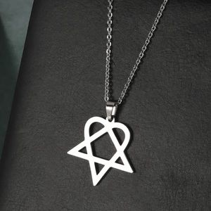 HIM Heartagram Necklace